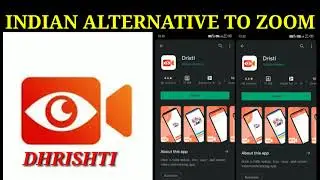 Dhrishti app -- indian alternative to zoom #shorts #short video