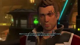 #SWTOR Star Wars The Old Republic Male Trooper Theron Shan Romance Onslaught Ending Kiss