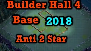 Builder Hall 4 Base: (Bh4 Base layout)  (Anti 2 Star)  (2018)