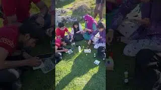Painting on Clouds  | Mushkpuri Top with Safarnama Ventures #travel #mushkpuritop #ytshorts #fyp
