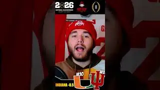 Indiana vs Miami Prediction #cfb #cfp #collegefootballplayoff #indianafootball #miamifootball