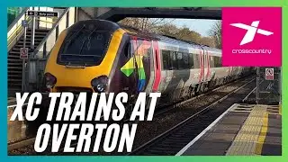 XC Trains passing Overton 
