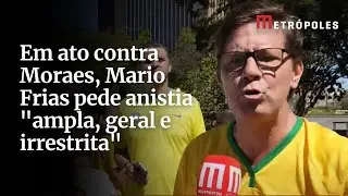 Em ato contra Moraes, Mario Frias pede anistia 