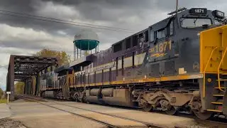 ACL heritage unit 1871 on CSX M225 in Monroe Michigan 