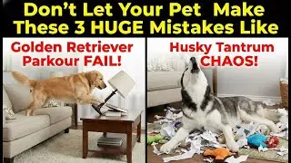 Don't Let Your Pet Make These 3 HUGE Mistakes Like Golden Retriever Parkour and Husky Tantrums