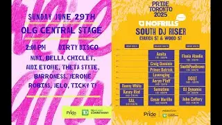 Pride Toronto DJs - June 29, 2025