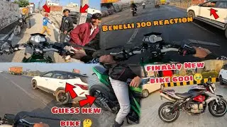 Benelli 300 Public Reaction 😍 finally New bike lele Benelli 600i 🥹 || guess new bike 🤔 sunday ride 