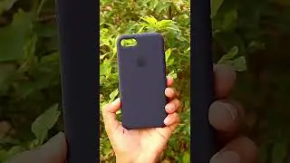 Dark blue original silicone case for Apple Iphone SE 2