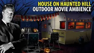 Halloween Ambience - Trailer Life, TV Playing House On Haunted Hill