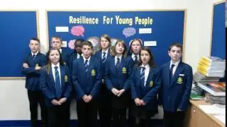 Carlton le Willows Academy students take time out to express thanks.
