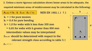 minimum reinforcement calculation