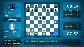 Chess Game Analysis: ParthSinghg - Viejoto, 0-1 (By ChessFriends.com)