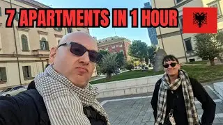 Apartment Hunting in Tirana Albania |  7 Apartments in 1 Hour! 🇦🇱 