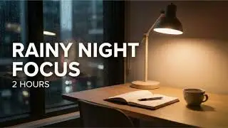 Rainy Night Focus 🌧️ 2 Hours | Lofi for Deep Study, Reading & Calm Work