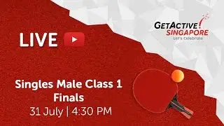 Para Table Tennis: Singles Male Class 1 Finals | Singapore National Games 2016