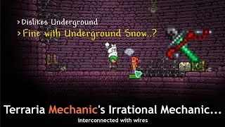 Terraria and the Mechanic NPC, with irrational mechanics...