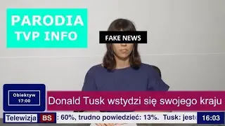 #2 Donald Tusk i inwestycje - parodia TVP Info | Wiadomości BS