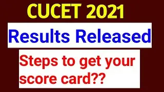 CUCET result 2021/cutn results latest update/Tamil/cutn/how to get CUCET result