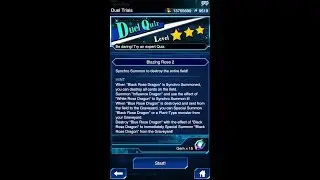 Yugioh Duel Links - Duel Quiz Level 3 : Blazing Rose 2