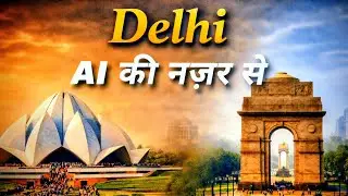 AI के साथ दिल्ली का एक दिन | Cinematic Virtual Tour