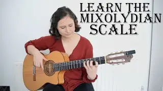 Learn the G mixolydian guitar scale - the 5th mode of the C major scale (guitar lesson)