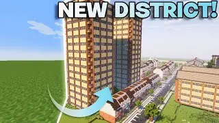 Adding a NEW district to my Minecraft City! (#12)