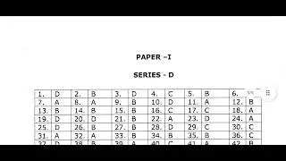 Official Answer key/MTS/Postman Exam 2023/Karnataka Circle