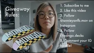 FINGERBOARD GIVEAWAY! (MONGO DECKS)