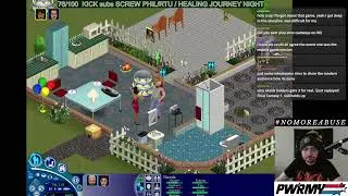 THE SIMS / CREATING A OUTDOOR SEX OPEN CONCEPT ENTERTAINMENT ROOM