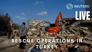 LIVE: Rescue operations in Turkey after deadly earthquake