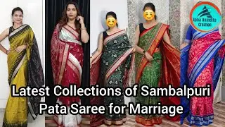 Latest Collections of Sambalpuri Pata Saree for Marriage in Low Price @AbhaAninditacreation 