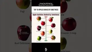 Top Sweetest Apples You Need to Try 🍎 #AppleRanking #SweetestApple #Shorts