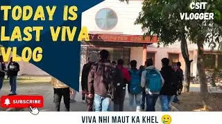Last Viva of Semester 😭🎓 | Written Exam Done ➝ Viva Call by Sir | Real College Life Vlog