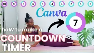 hoW to make a COUNTDOWN Timer ⏱️ on Canva for FREE