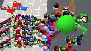 Taiga Hamil Jadi Ojol Melahirkan Bayi Pelangi 100x 😩😩 Sakura School Simulator