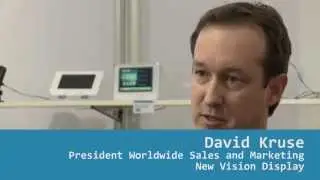 New Vision Display Demo at Electronica 2014 - Glove and Water Support