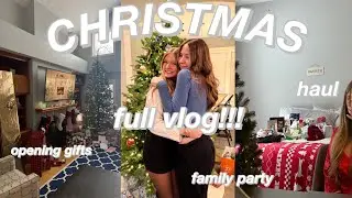 CHRISTMAS FULL VLOG!!! 24th/25th+haul+familytime
