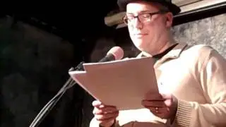 Daniel Nester reads at the February 2012 NYC Sunday Salon