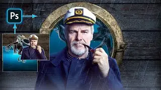 inside the ghost ship - photo manipulation tutorial | photoshop | OT design