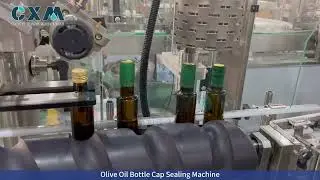 Automatic Olive Oil Bottle Cap Sealing Machine | Leak Proof Bottle Sealer