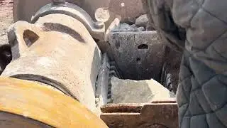 Powerful Jaw Crusher Crushing Big Stones | Heavy Machinery in Action