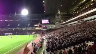 Joe Cole's standing ovation after being subbed FA cup 2012