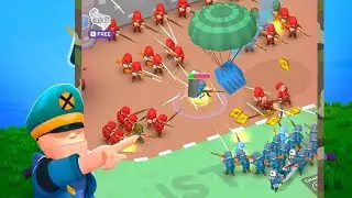 Trying Games from ads Army Commander gameplay