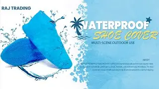 Waterproof Shoe Covers Reusable Silicone Cover Shoes Rain Boots for Men Women Kid (RAJ TRADING)