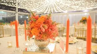 Sophisticated Gold + Tangerine Watercolour Wedding, styled by Enchanted Empire Event Artisans