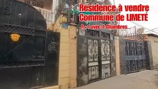 👉RDC/KINSHASA/COMMUNE DE LIMETÉ 1ÈRE RUE NON LOIN DE YOLO MEDICAL/PARCELLE AVEC BÂTIMENTS À VENDRE 