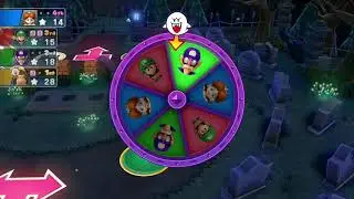 Mario Party 10 Haunted Trail 4 Players Party Mode