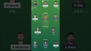 LSG vs DC Dream 11 Team 💪 Final team #ipl #cricket