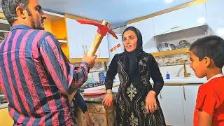 Selection and purchase of tiles by Qasim and Happiness of Qasim's family