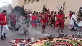 Danza Painalli ( corredor ) , Coyoacán aniversario nahualcoyotl